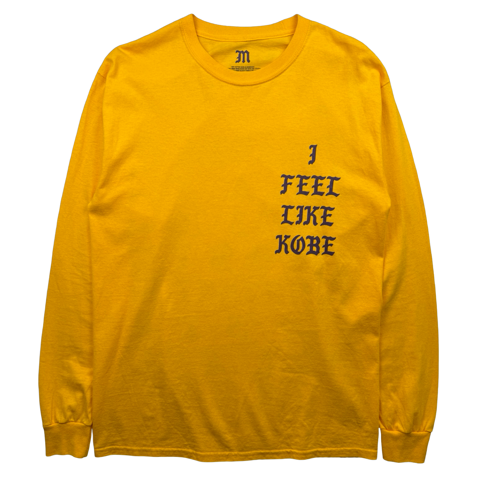 Kanye West I Feel Like Kobe L/S Tee Yellow