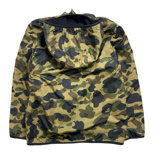 BAPE 1st Camo Reversible Polartec Jacket Green (USED) | Vintage Clothing Store Canada