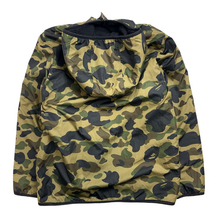 BAPE 1st Camo Reversible Polartec Jacket Green (USED) | Vitnage Clothing Store Canada