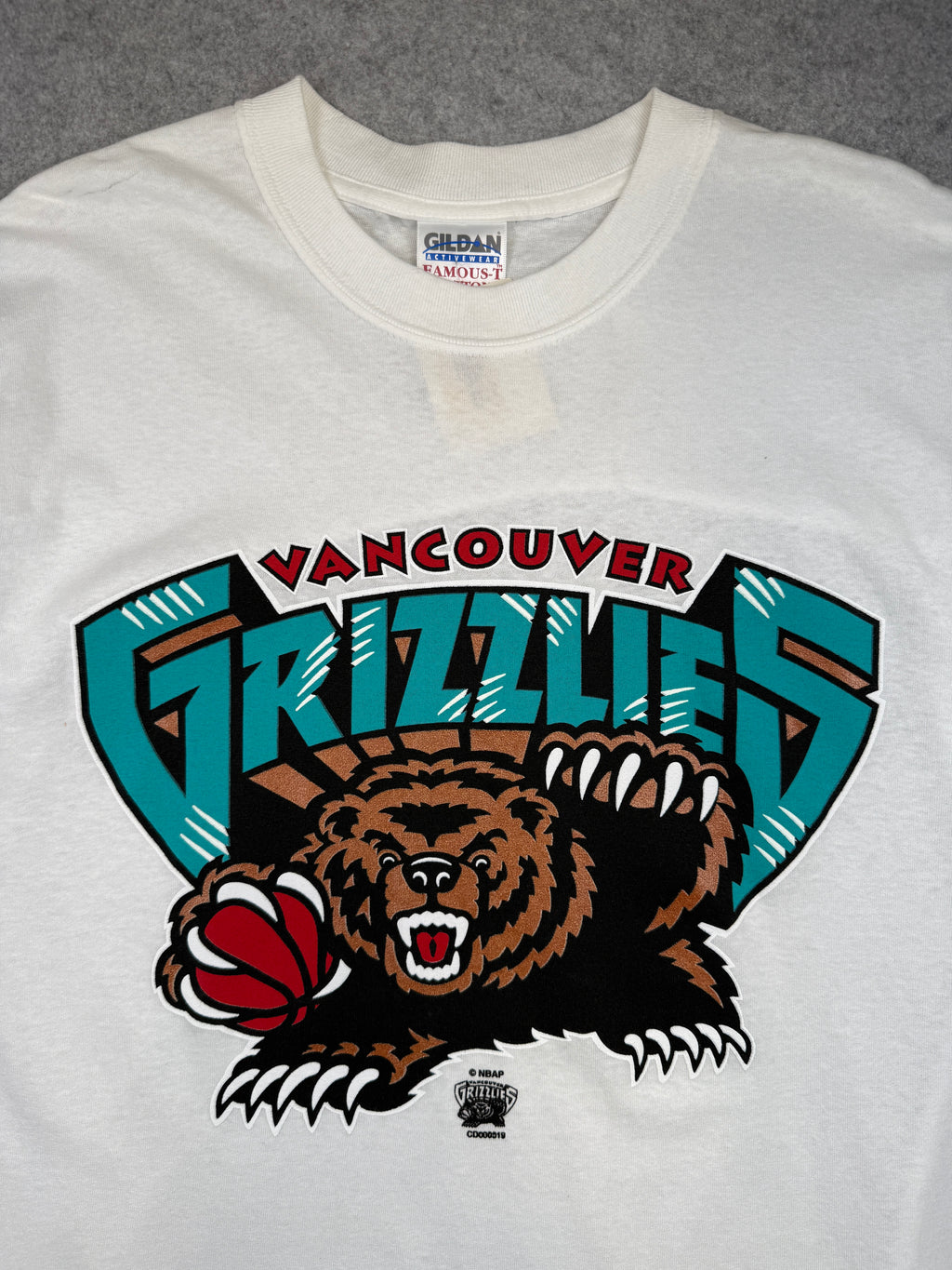 Vintage Vancouver Grizzlies Tee White