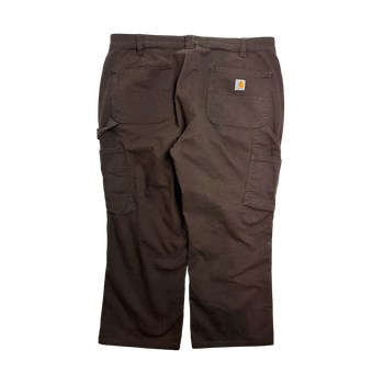 (37) Vintage Carhartt Carpenter Pants Brown