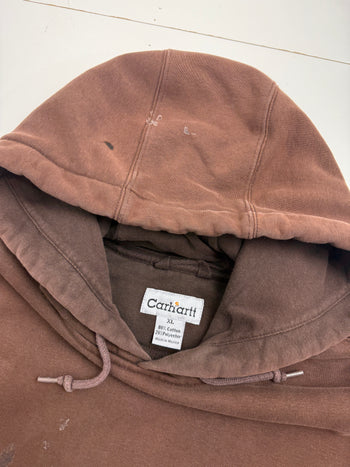 Vintage 2000's Carhartt Pullover Hoodie Brown