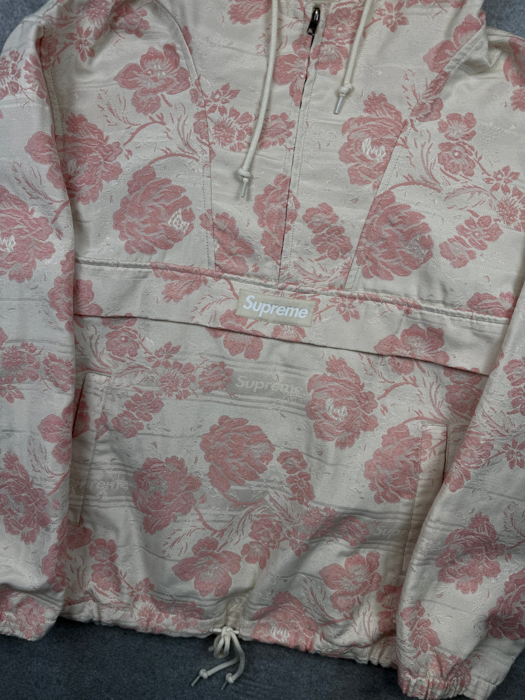 Supreme Floral Tapestry Anorak Pink (USED)