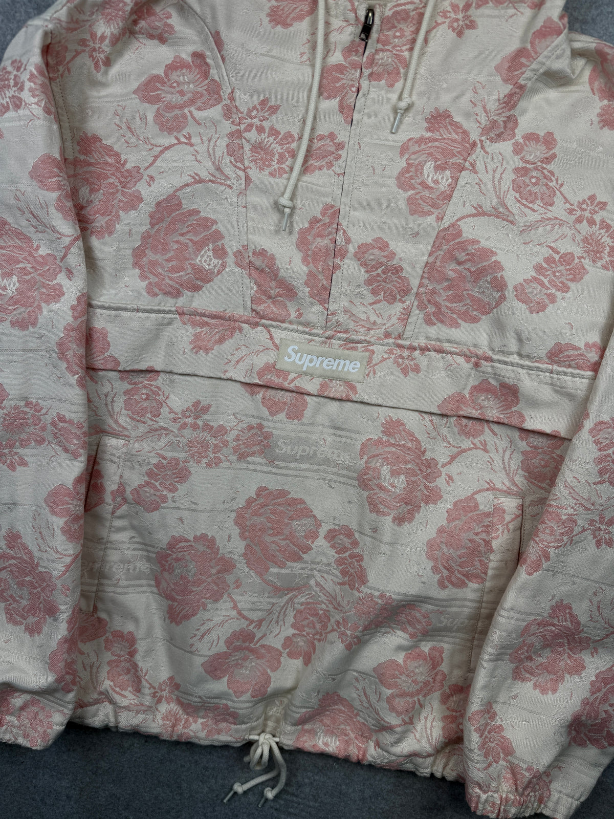 Supreme Floral Tapestry Anorak Pink (USED)