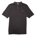 Vintage Burberry Embroidered Logo Polo Tee Black