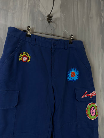 Louis Vuitton x Yayoi Kusama Cargo Pants Blue AW23 (USED)