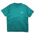 Balenciaga Political Campaign Tee Teal (USED)