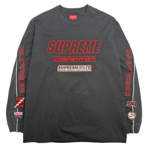 Supreme Competition L/S Tee Black (USED) | Vintage Clothing Store Canada