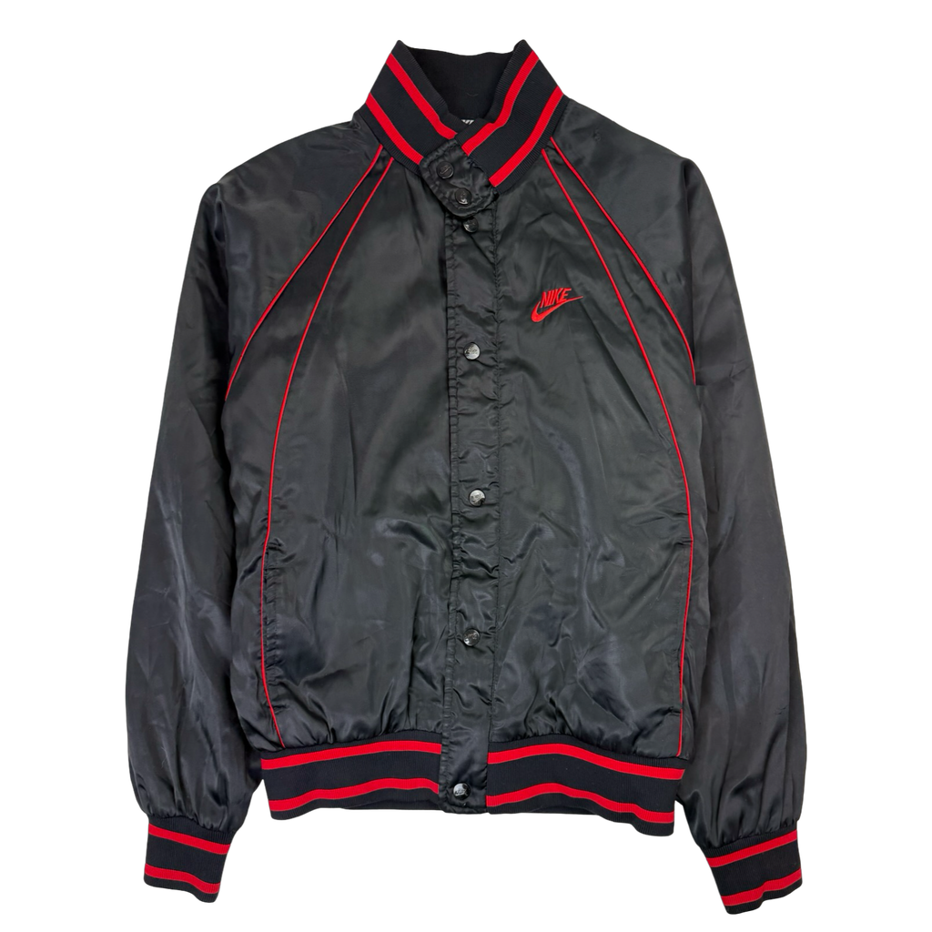 Vintage Nike Air Jordan 1 Wings Satin Jacket Black/Red