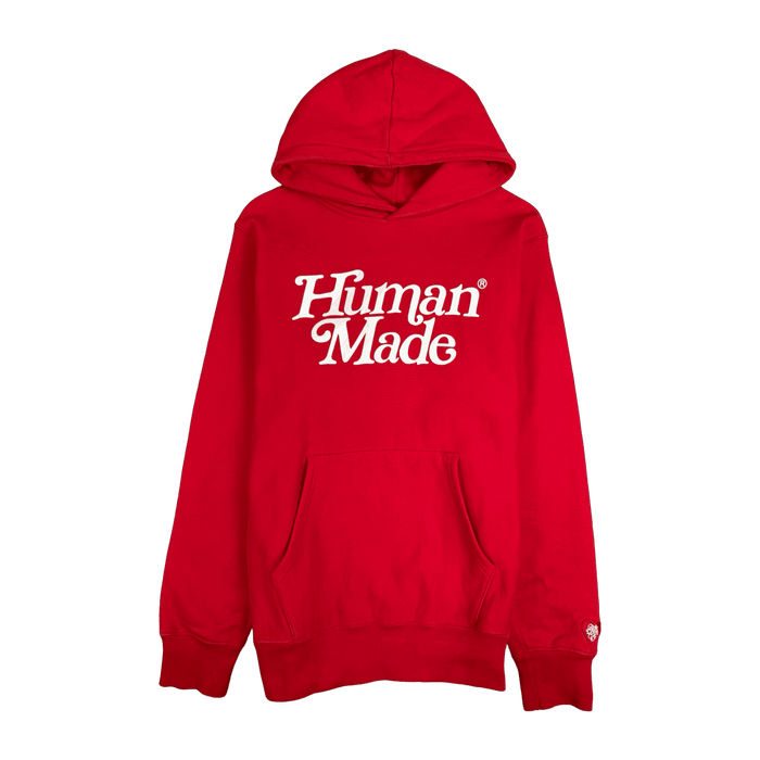 Human Made x Girls Don’t Cry Logo Hoodie Red (USED) | Vitnage Clothing Store Canada