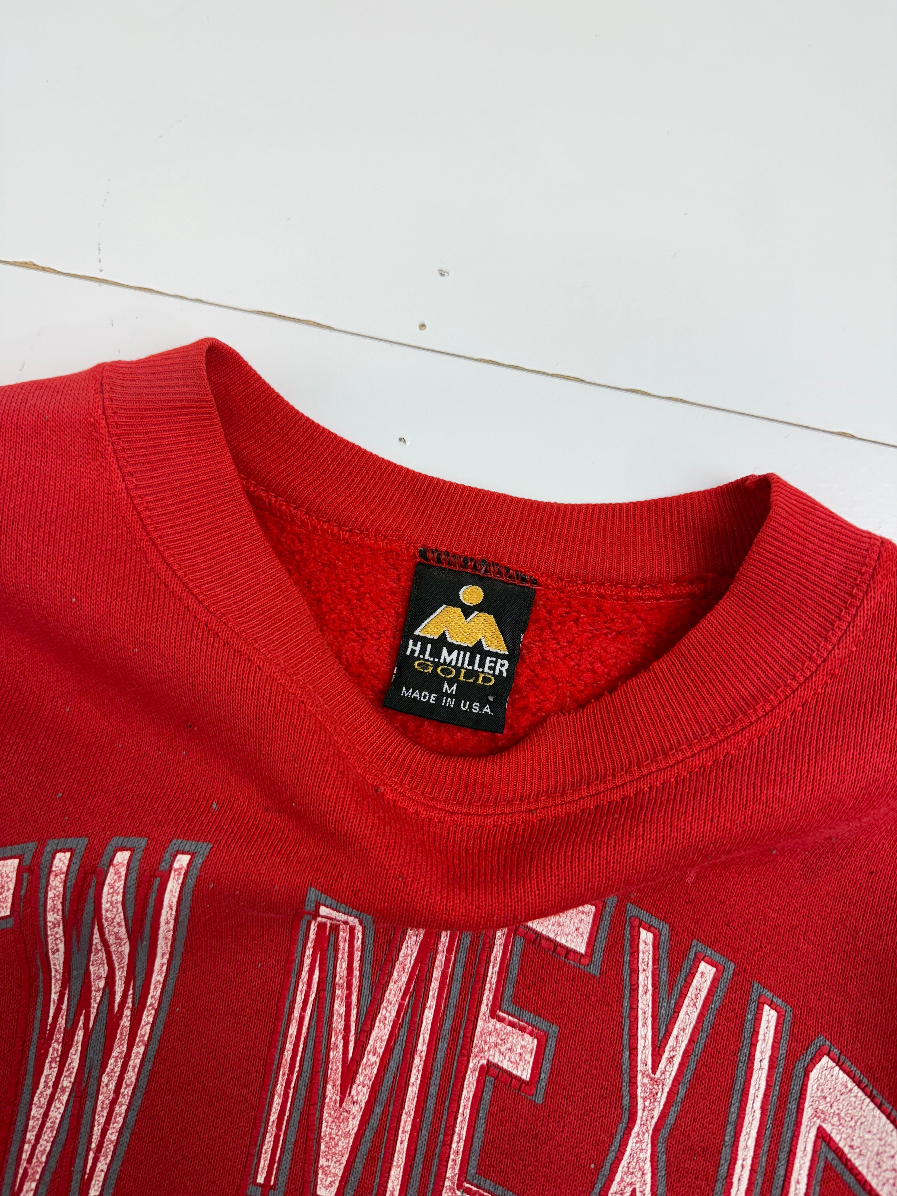 Vintage New Mexico Lobos Sweatshirt Red