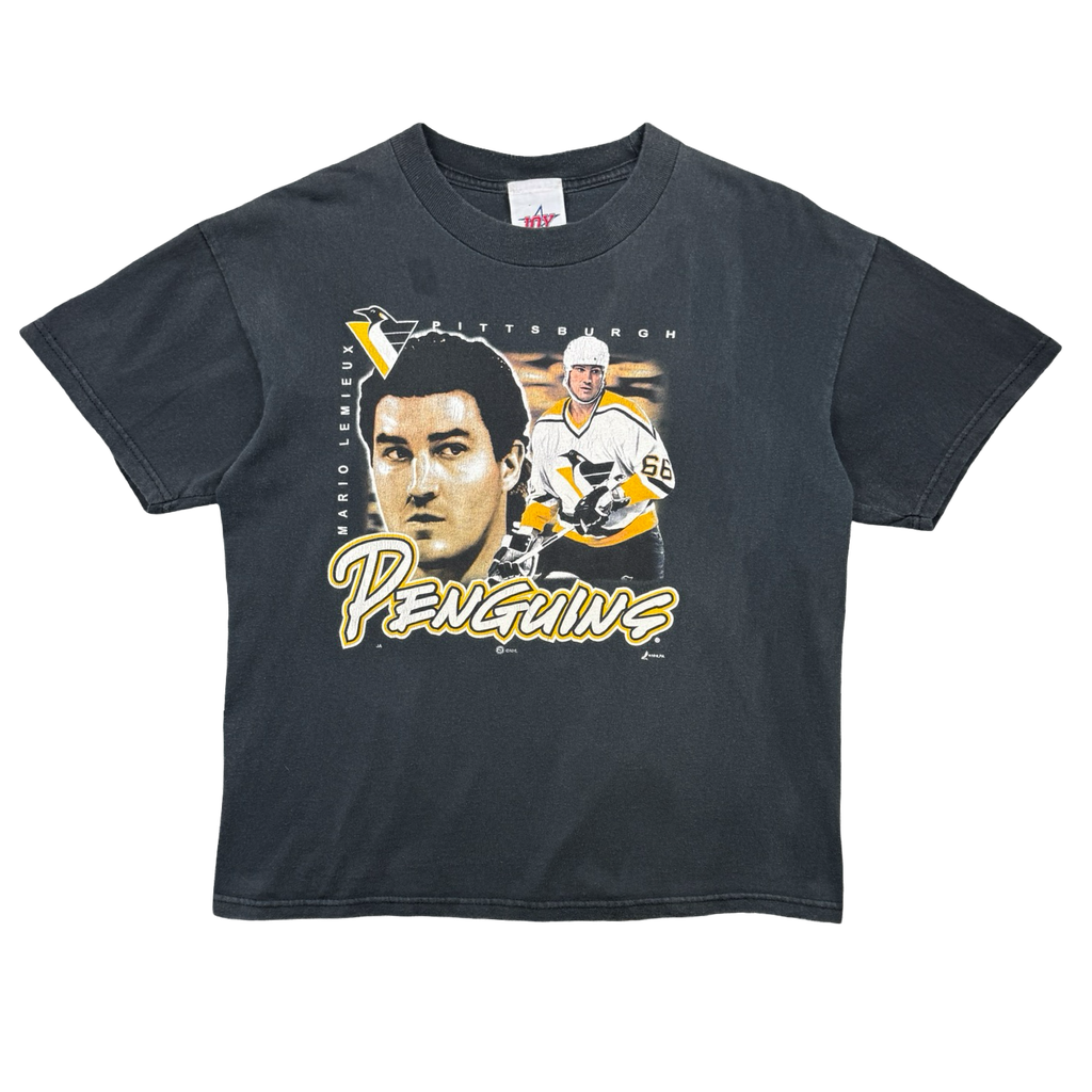 Vintage Pittsburgh Penguins Mario Lemieux Tee Black
