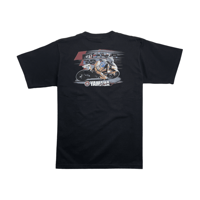 Vintage Yamaha Moto Sport Racing Gold Tee Black | Vitnage Clothing Store Canada