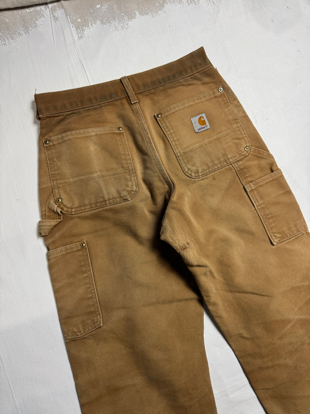 Carhartt Paint Splatter Double Knee Pants Khaki