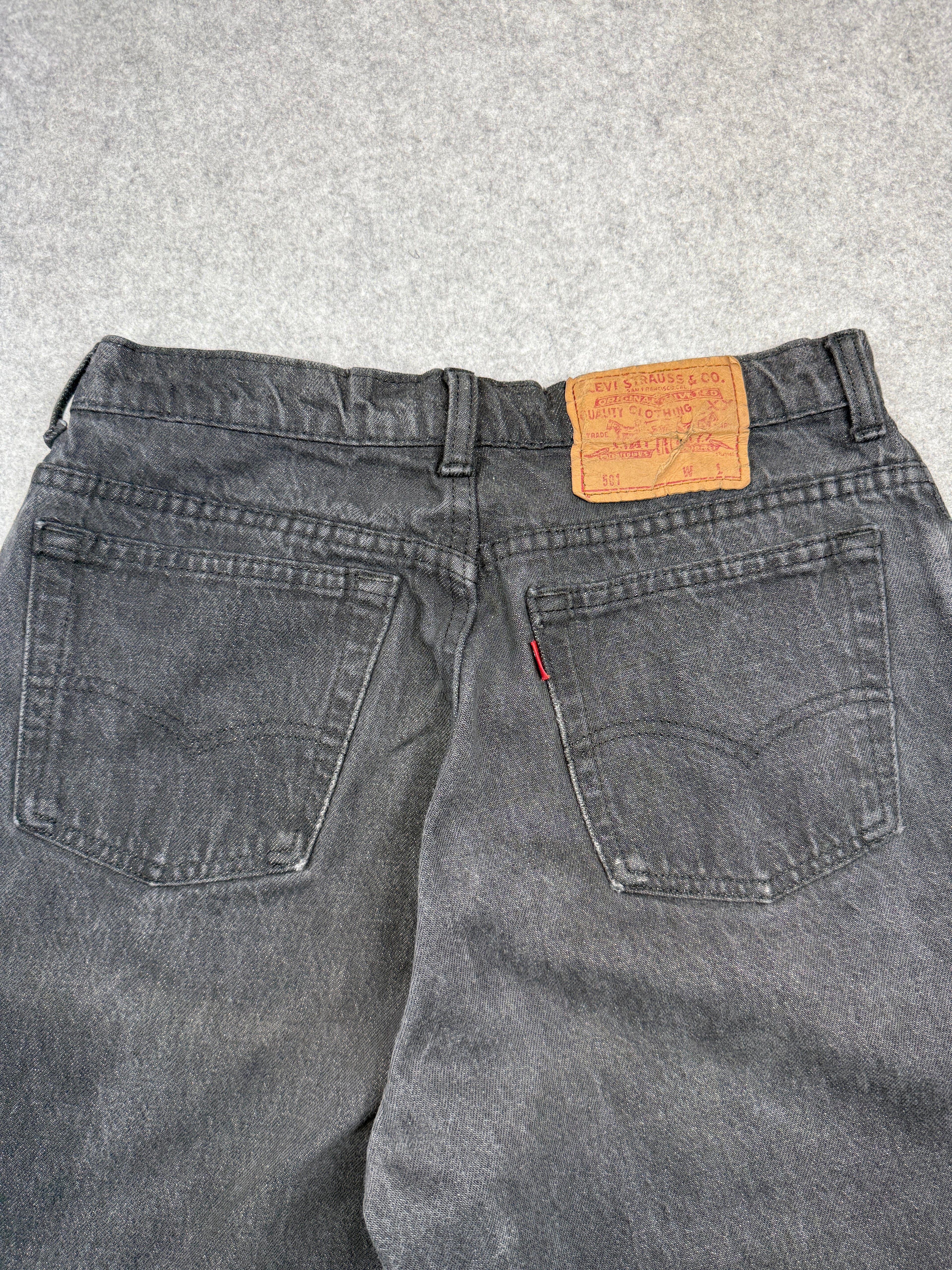 Vintage Levi's 501 Shorts Black