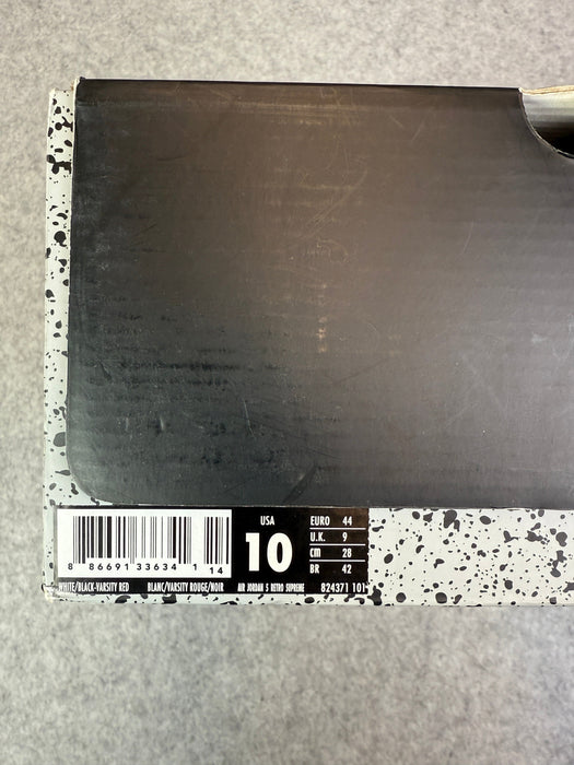 Air Jordan 5 Retro Supreme White (USED) | Vitnage Clothing Store Canada