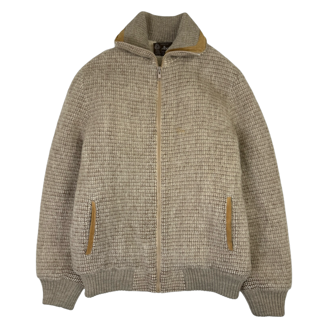 Vintage Marlboro Virgin Wool Lined Jacket Beige