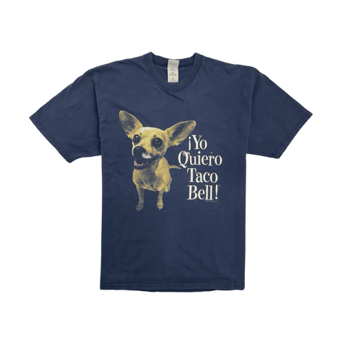 (L) Vintage '98 Taco Bell Promo Tee Navy | Vintage Clothing Store Canada