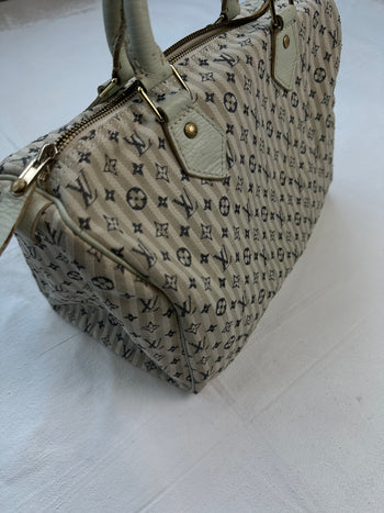 Louis Vuitton Mini Lin Speedy 30 Bag