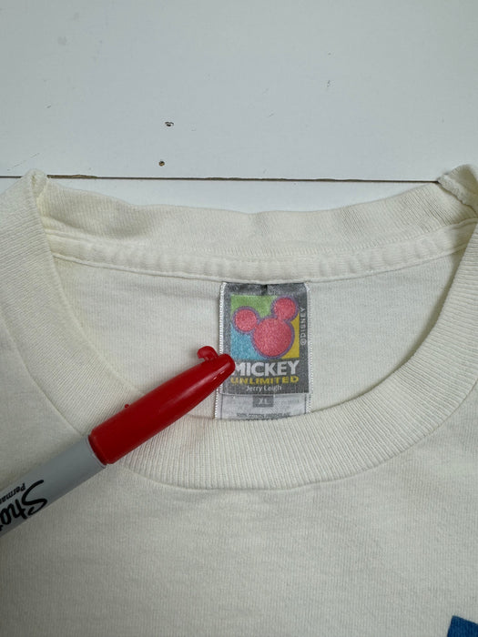 (L) Vintage 90s Disney Mickey Mouse Tee White | Vitnage Clothing Store Canada