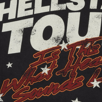 Hellstar Studios Records Tour Hoodie Washed Black