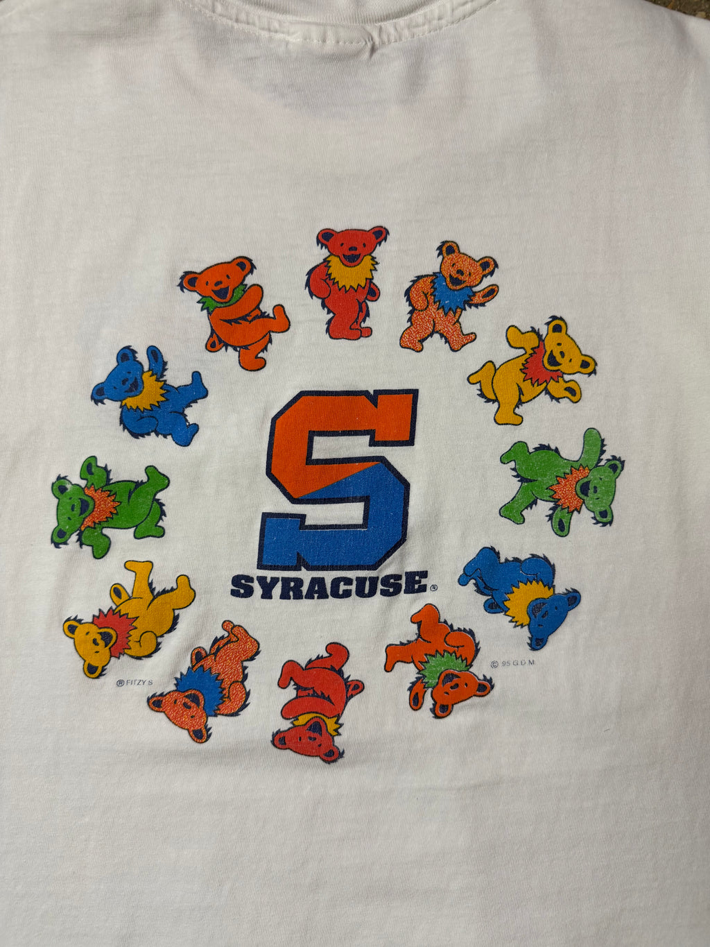 1995 vintage Syracuse x Grateful Dead Tee White