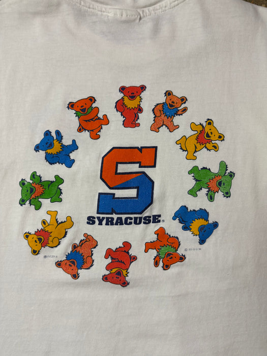 1995 vintage Syracuse x Grateful Dead Tee White | Vitnage Clothing Store Canada