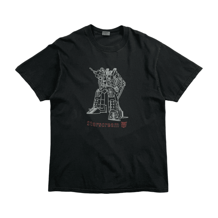 Vintage 2000 Transformers Starscream Tee Black | Vitnage Clothing Store Canada