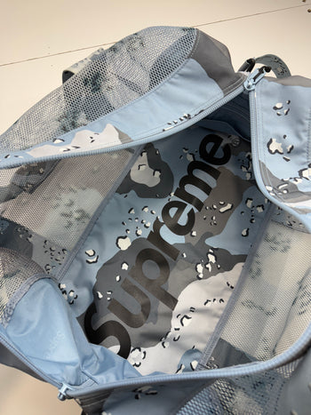 Supreme Big Duffle Bag Blue Camo SS20 (USED)