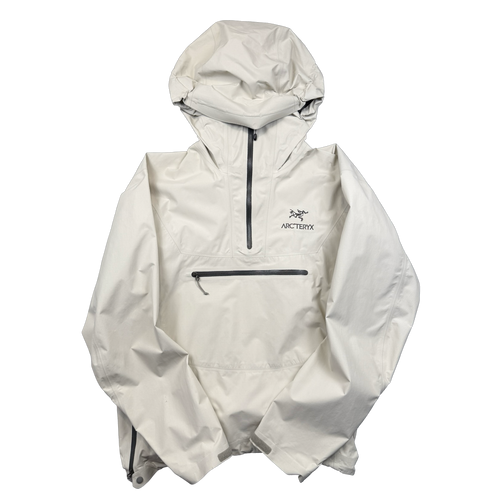 Arc'teryx Alpha SL Anorak Pullover Shell Cream (USED) | Vintage Clothing Store Canada