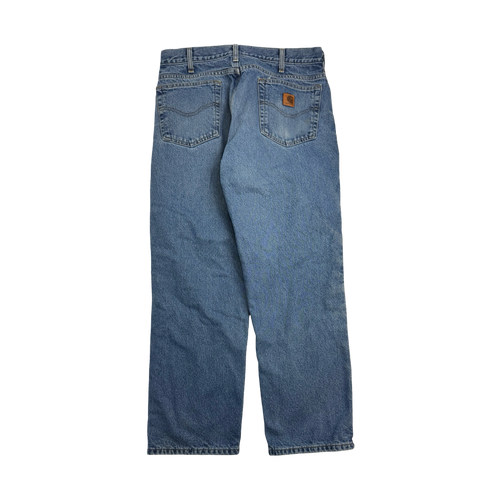 Vintage Carhartt Lined Denim Pants Blue | Vintage Clothing Store Canada