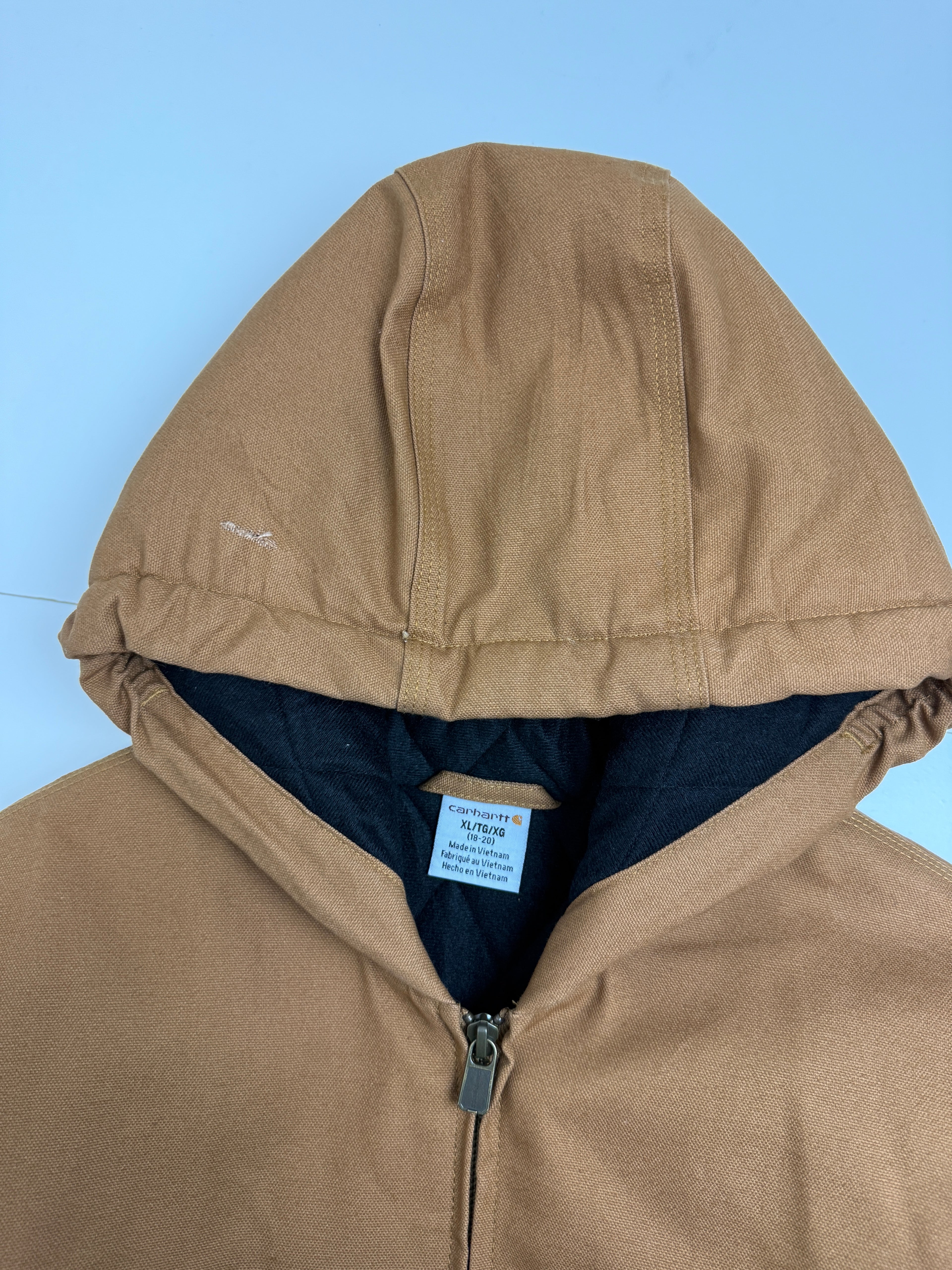 Carhartt Active Hooded Work Jacket Khaki