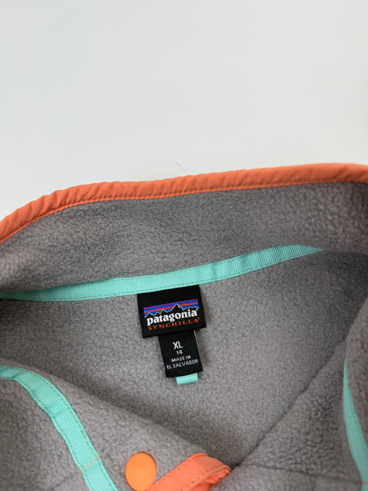 Women's Patagonia Lightweight Synchilla Snap T Fleece Jacket Grey | Vitnage Clothing Store Canada