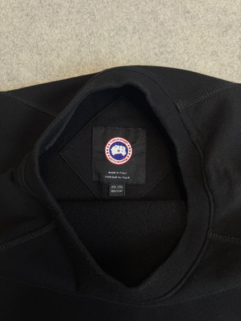 Canada Goose Huron Logo Sweatshirt Black (USED)
