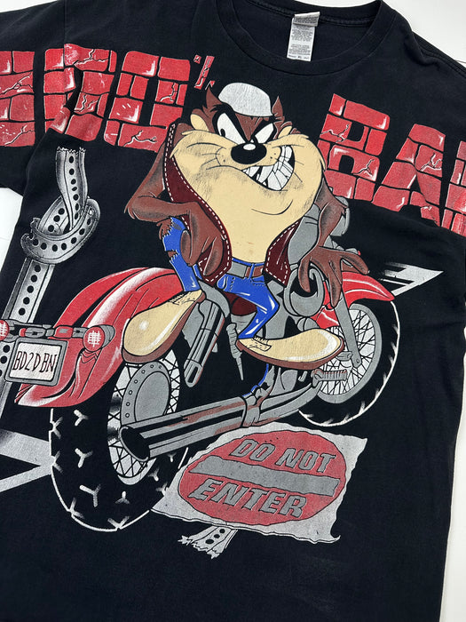 Vintage Looney Tunes Taz 100% Bad Tee Black | Vitnage Clothing Store Canada