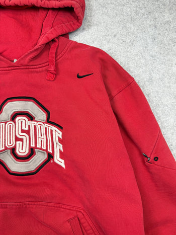 Vintage Nike Ohio State Hoodie Red
