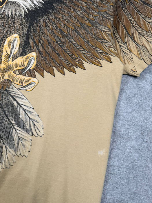 Vintage Harley Davidson Swooping Eagle Tee Beige | Vitnage Clothing Store Canada