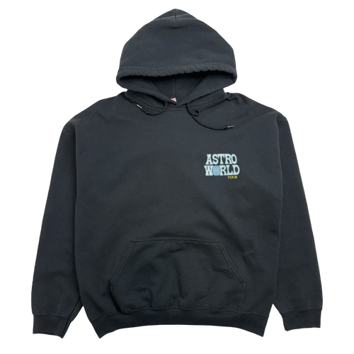 Travis Scott Astroworld Staff Hoodie Black | Vintage Clothing Store Canada