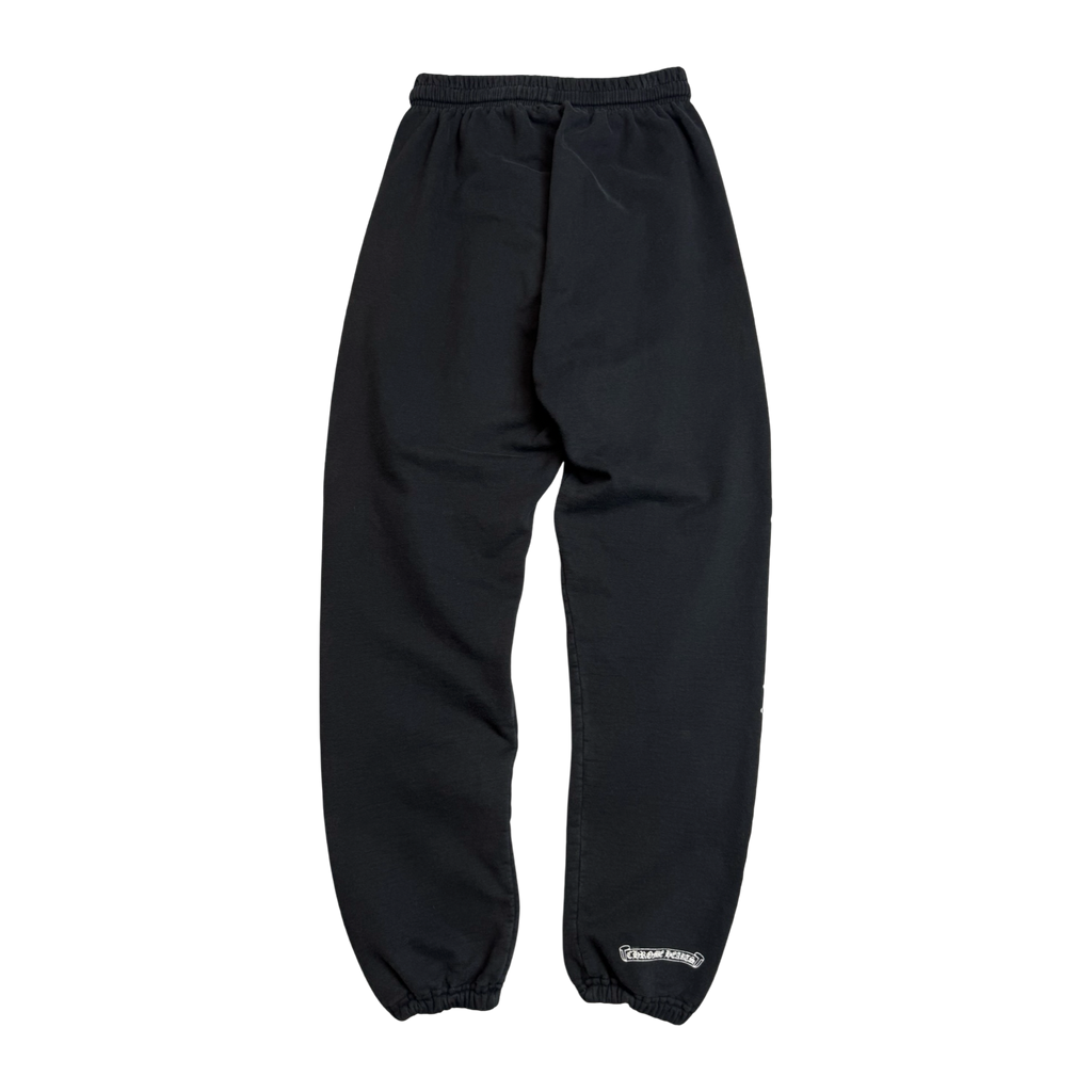 Chrome Hearts Scroll Logo Sweatpants Black