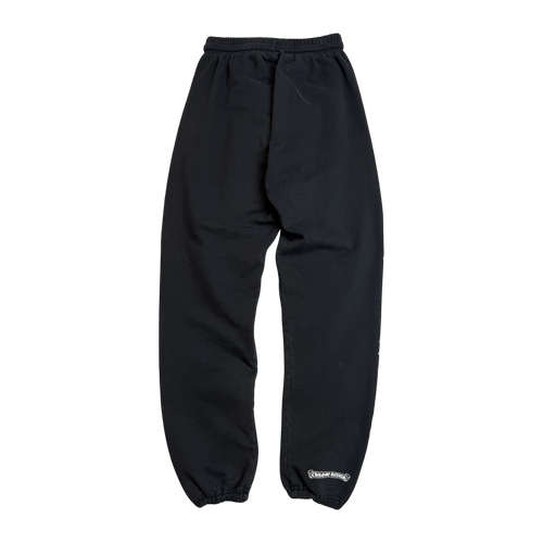 Chrome Hearts Scroll Logo Sweatpants Black | Vintage Clothing Store Canada