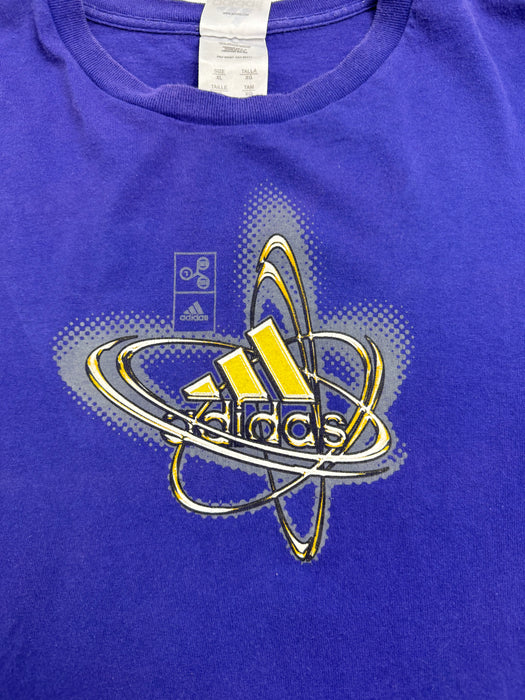 (XL) Vintage 90s Adidas Tee Purple | Vitnage Clothing Store Canada