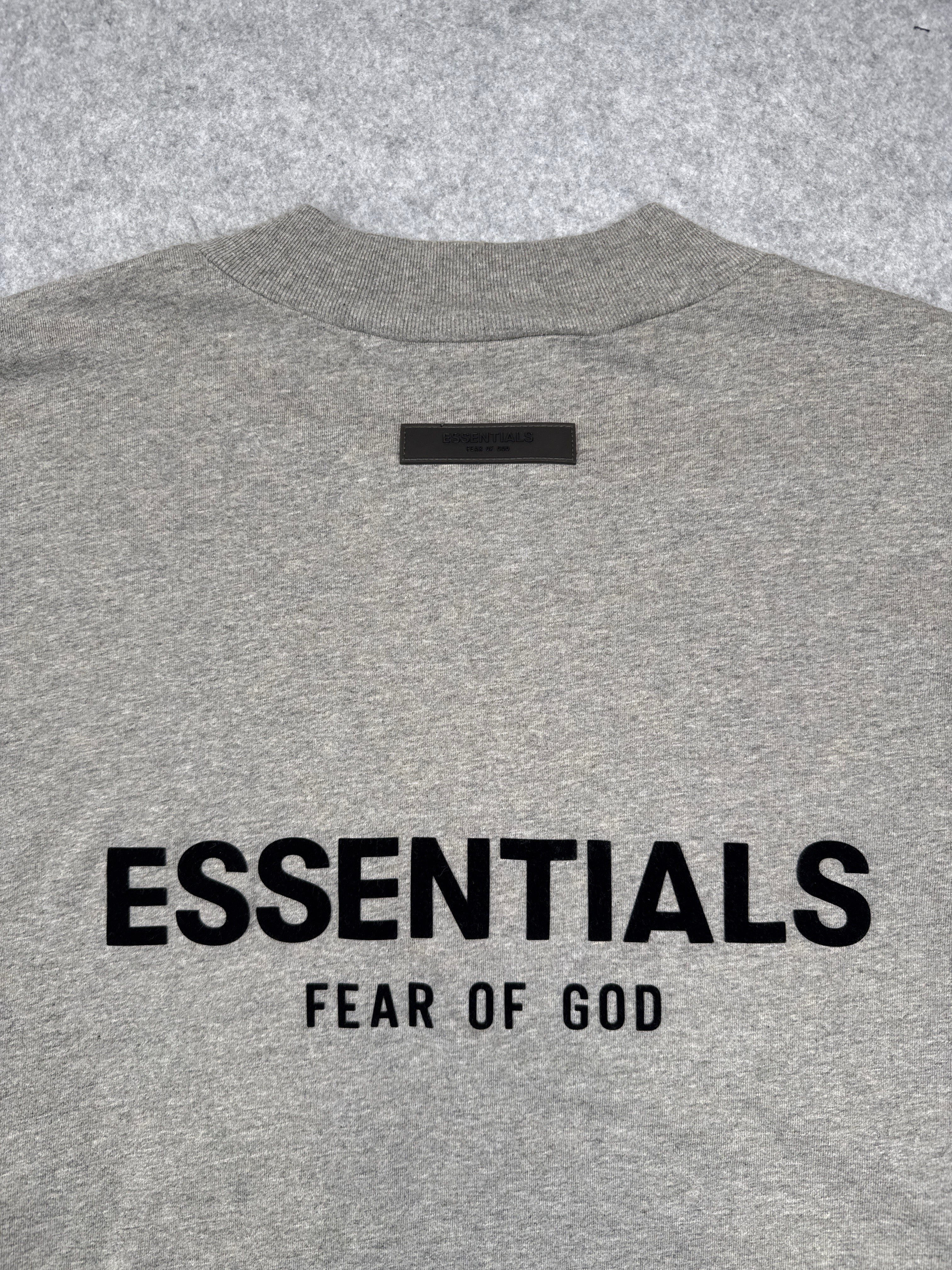 Fear Of God Essentials L/S Tee Dark Oatmeal (USED)