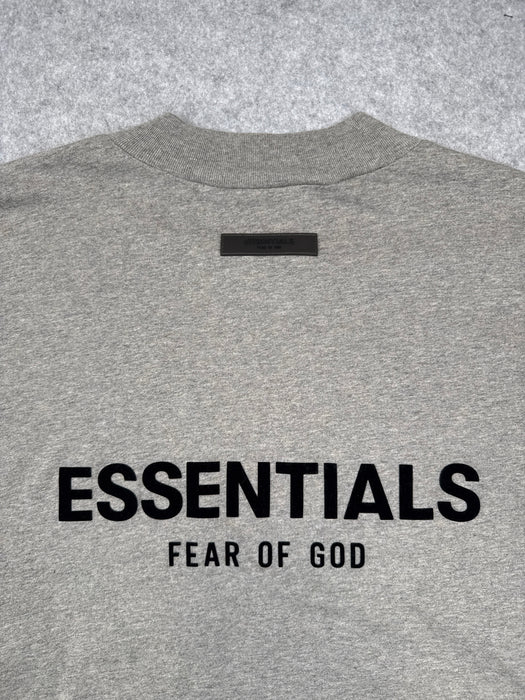 Fear Of God Essentials L/S Tee Dark Oatmeal (USED) | Vitnage Clothing Store Canada