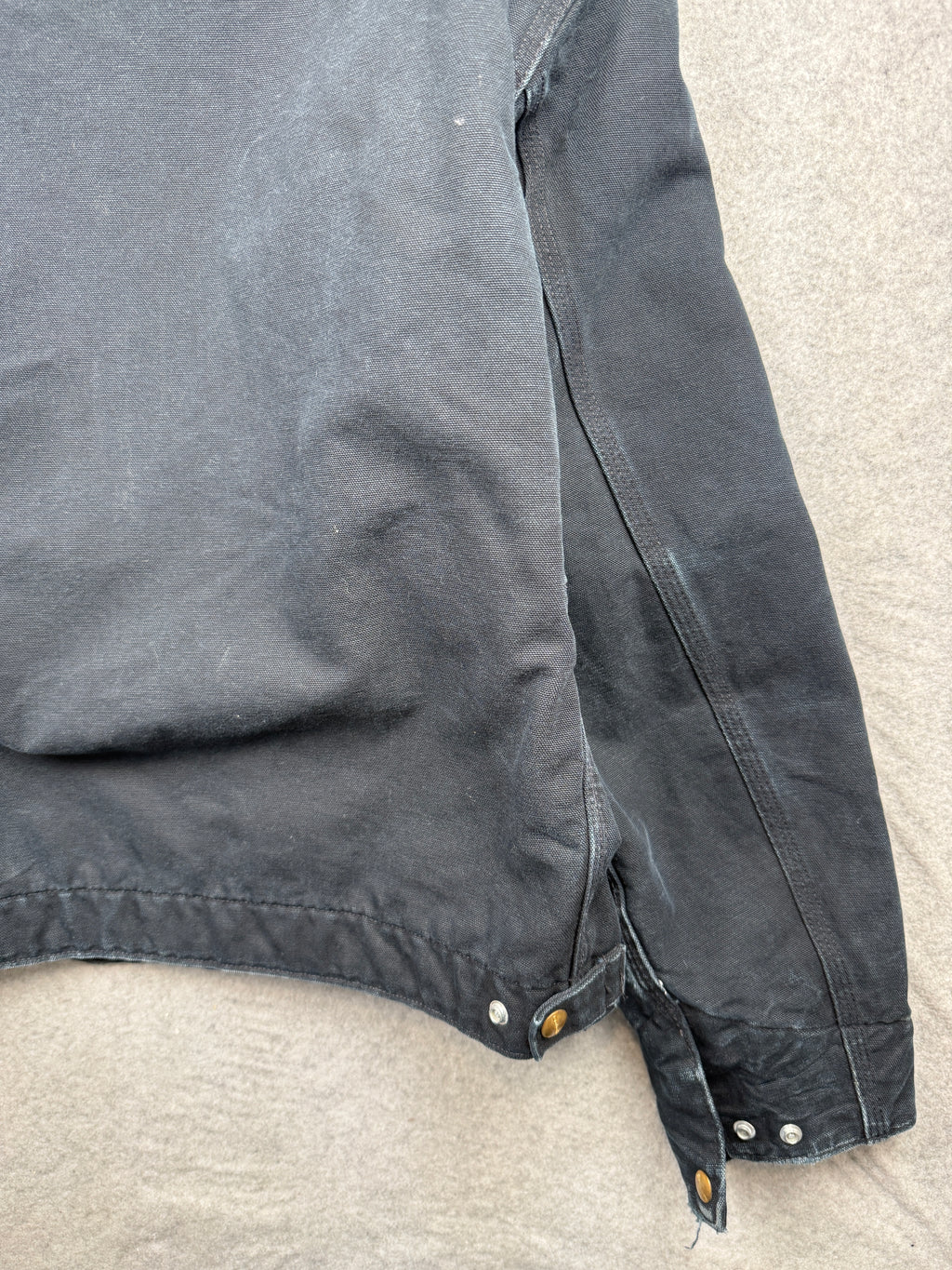 Carhartt Company Shaw Pipe Detroit Jacket Black
