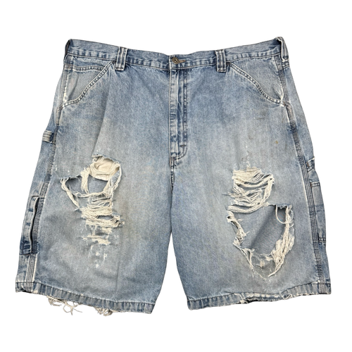 Vintage WRG Distressed Cargo Denim Shorts | Vintage Clothing Store Canada