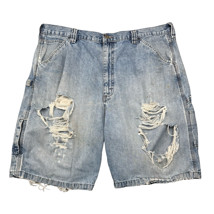 Vintage WRG Distressed Cargo Denim Shorts | Vitnage Clothing Store Canada