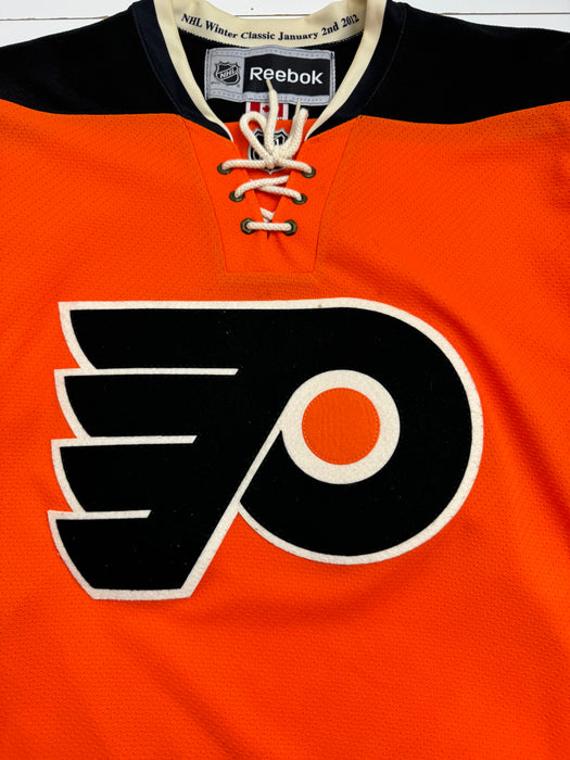 (L) Philadelphia Flyers Winter Classic Hockey Jersey Orange | Vitnage Clothing Store Canada