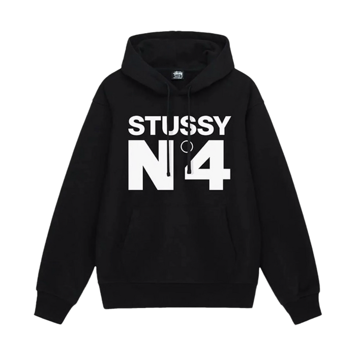 Stussy No.4 Hoodie Black | Vitnage Clothing Store Canada