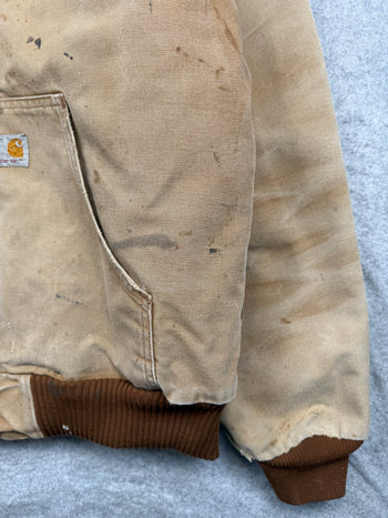 Vintage Carhartt Active Hooded Jacket Khaki