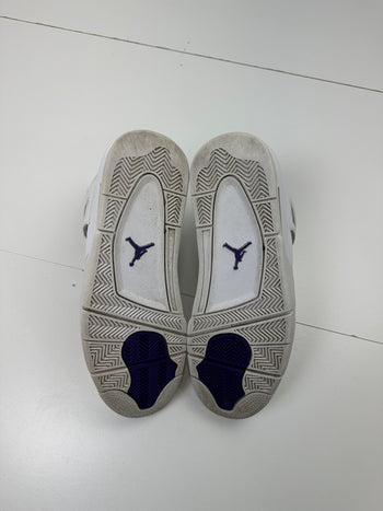 Air Jordan 4 Retro Metallic Purple (USED, NO BOX)